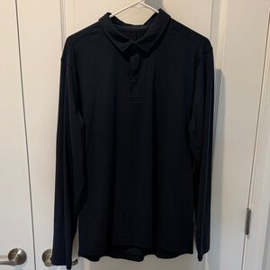 lululemon athletica Dark Navy Long Sleeve Polo